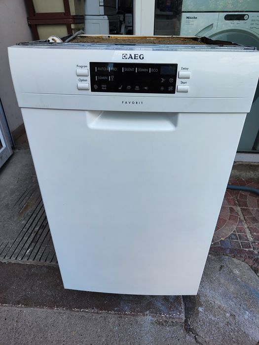 Тясна съдомиялна Aeg-45см+гаранция 12м и безплатен транспорт