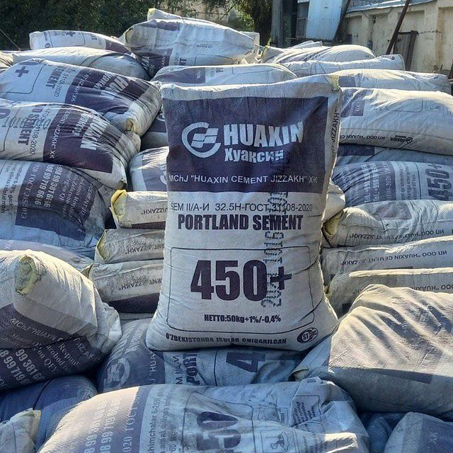 Хуаксин 740 Цемент М450+ зури оптом нархда