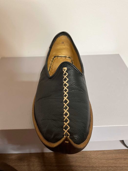 Кожени обувки със старинна визия, нови, размер 42-43