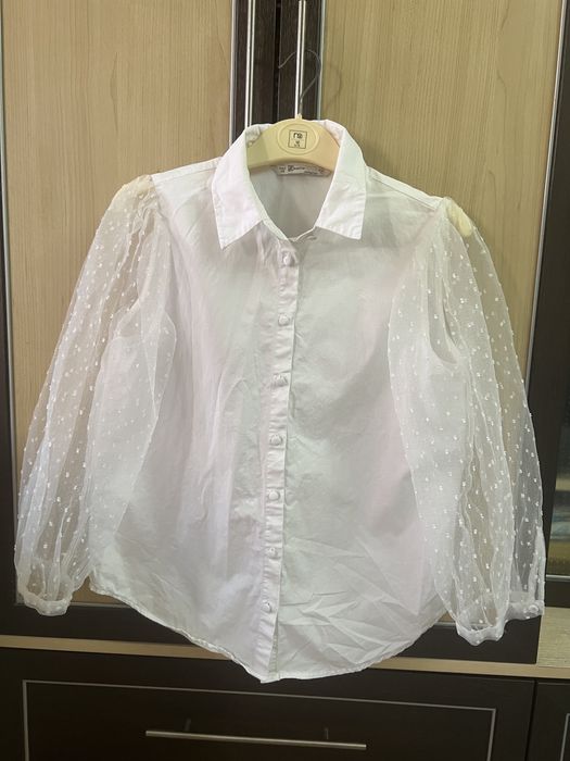 Белая Рубашка для девочки