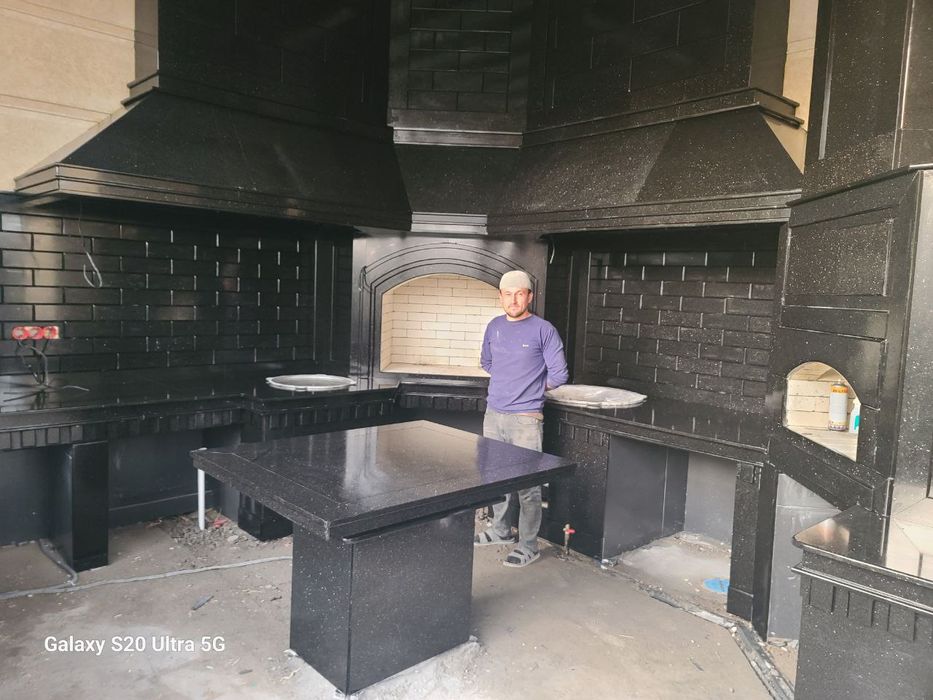 Assalomu alekum bizning hizmatlar fasad tosh ishlari kafel,sokl,mangal