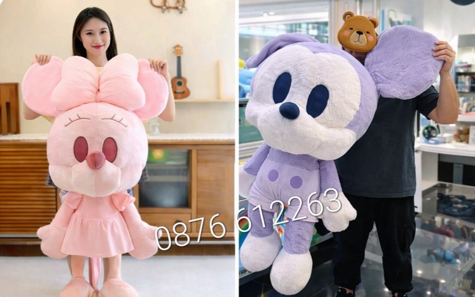 Мини и Мики маус плюшени играчки 100см