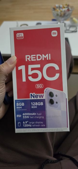 Redmi 15c чисто нов
