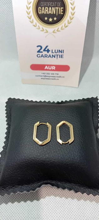Cercei Aur 14K (Ag18 Tutora b.28526) Garantie 2 ani!