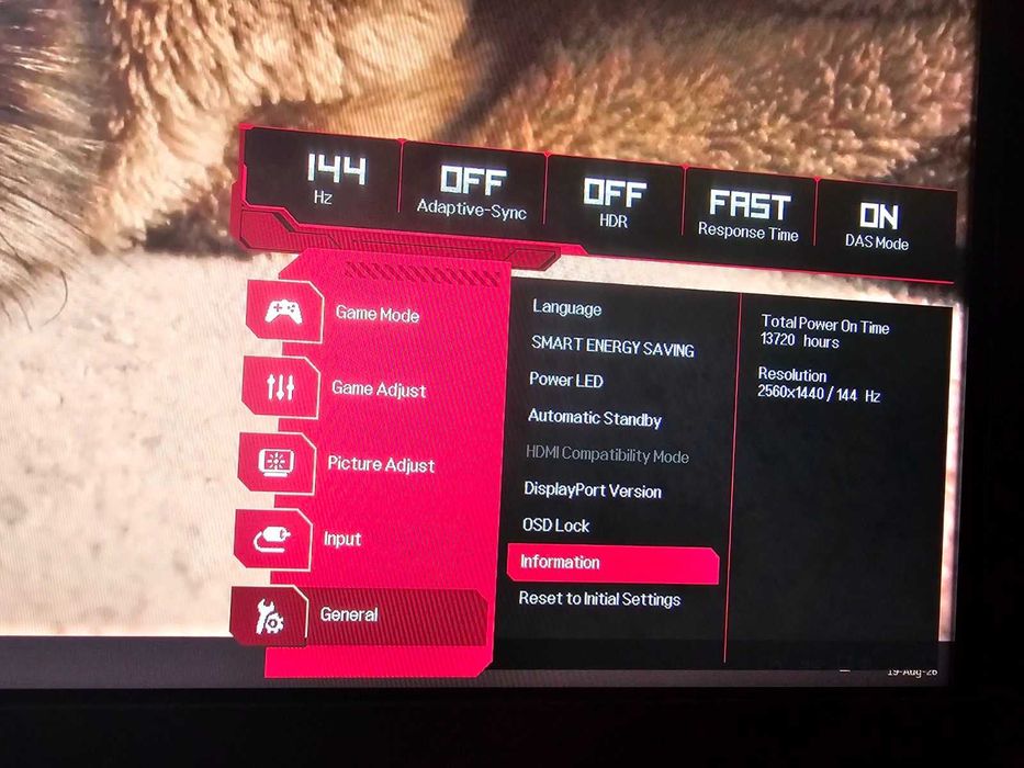 Монитор LG 27GL850-B 1440p 144hz