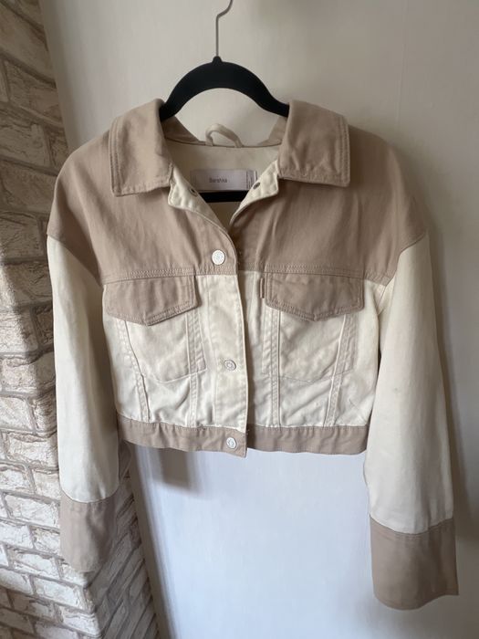Късо дънкова яке Bershka
