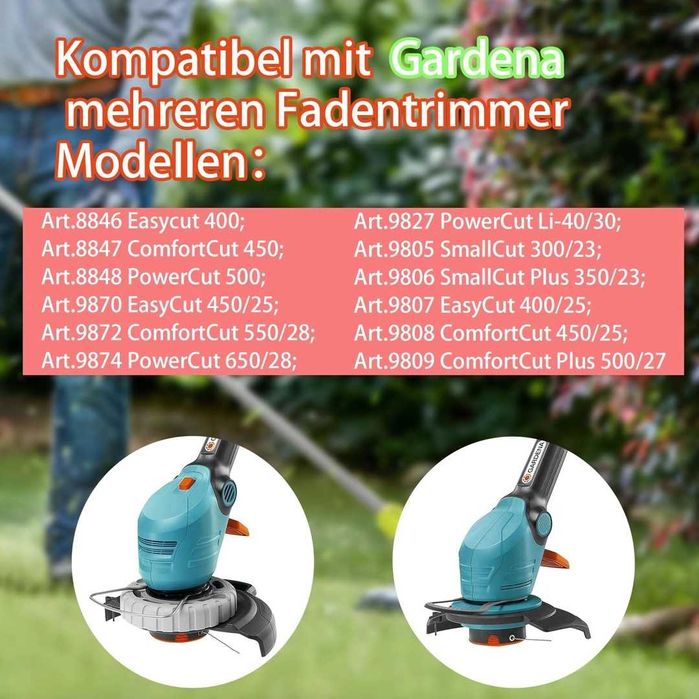 Bobine cu fir pentru mașini de tuns iarba EVENLINKICS 5307-20, Gardena