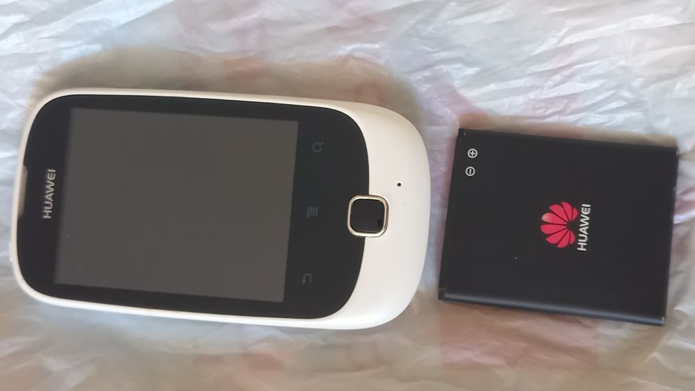 Vand mobil Huawei Ascend y100, alb, mic si usor,baterie originala