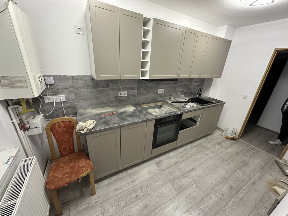 Montaj mobila inclusiv si sanitare si electrice