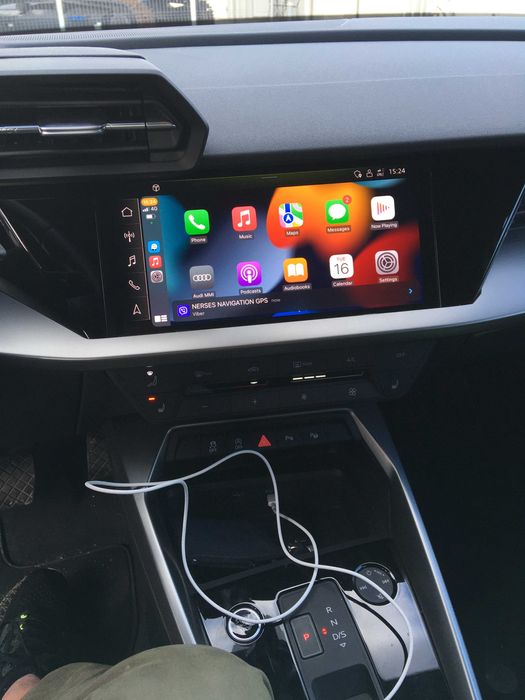 Full Screen Porsche Apple CarPlay Android Auto Mh2P Конвертиране Logo