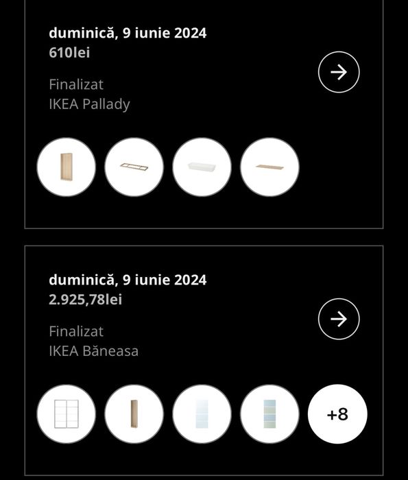 Dressing dublu cu usi glisante ikea ca nou