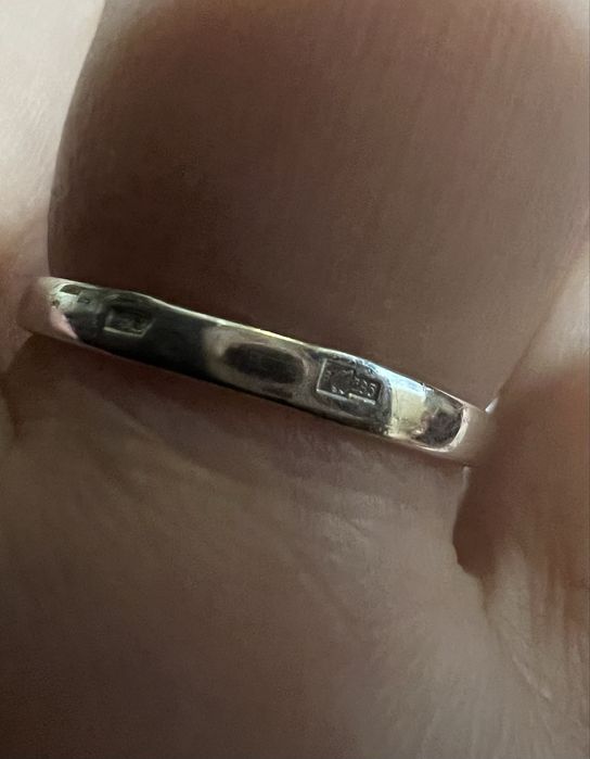 Золото белое 585* Комплект "Горный хрусталь"