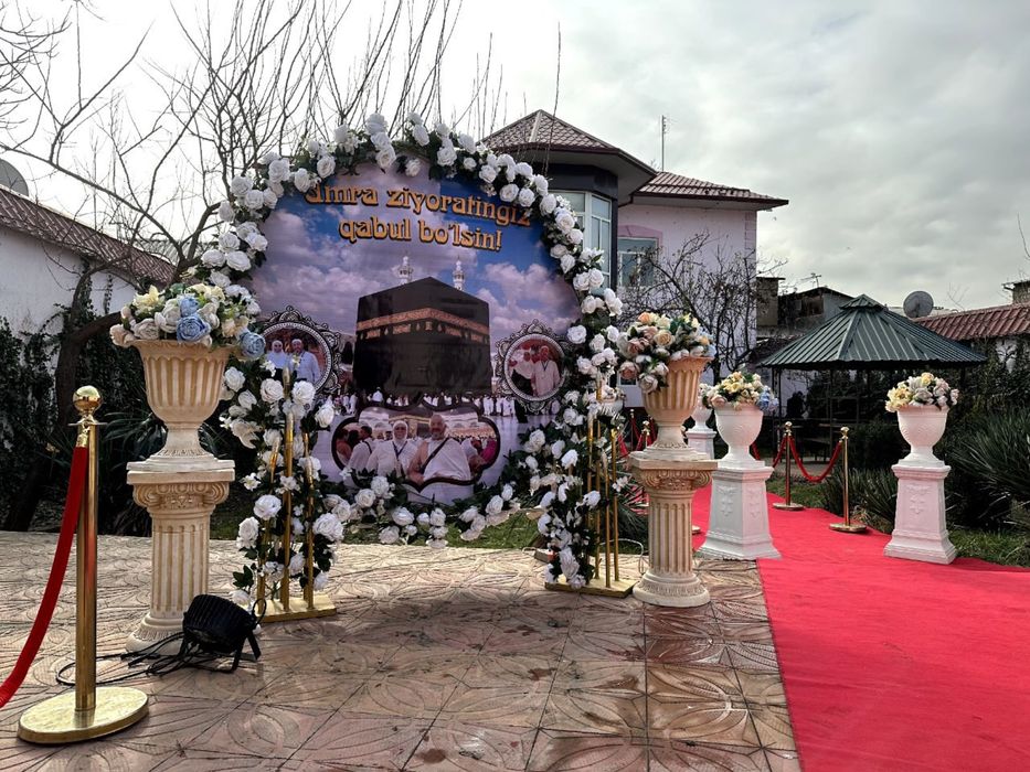 Sahna bezaklari va dekoratsiya hizmati