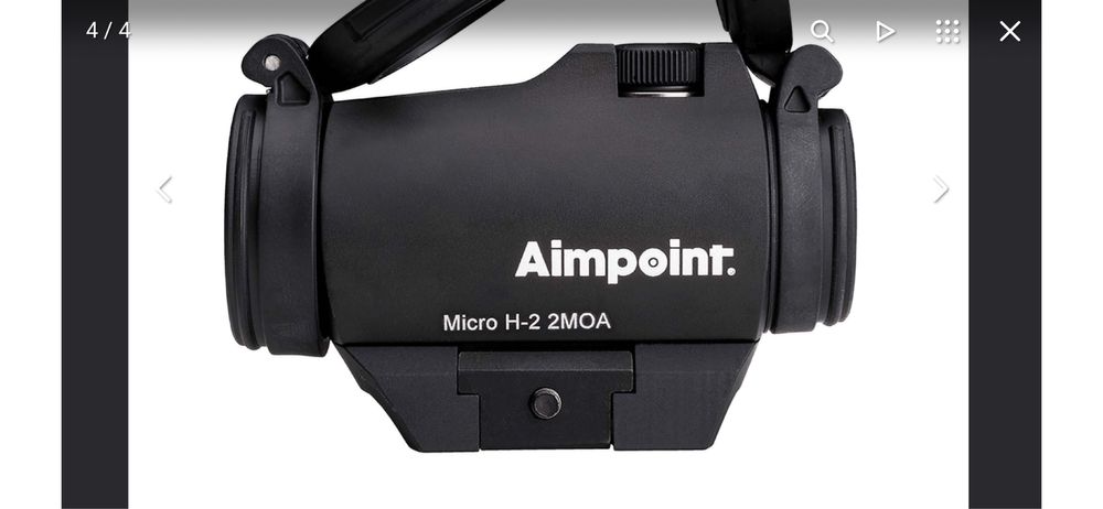Бързомер за ловна пушка Aimpoint H-2 използван много малко