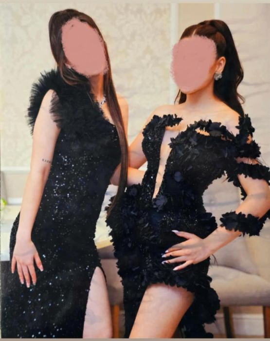 Бална  черна рокля