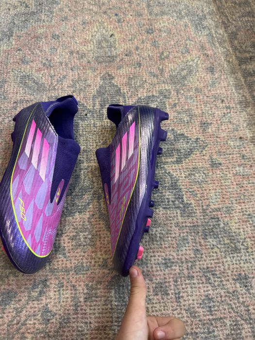 Ghete de fotbal F50 League Lamine Yamal LL FG/MG marimea 38