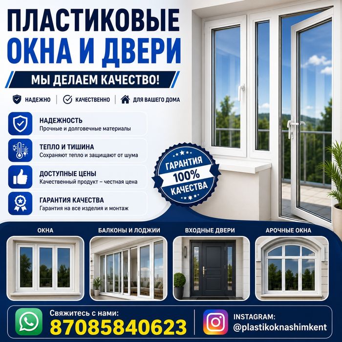 Пластиковые окна двери