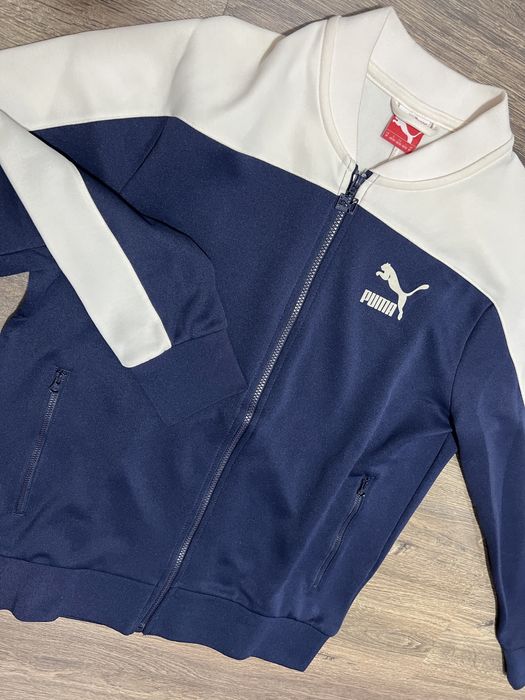 Bluza fermoar PUMA albastra M noua originala