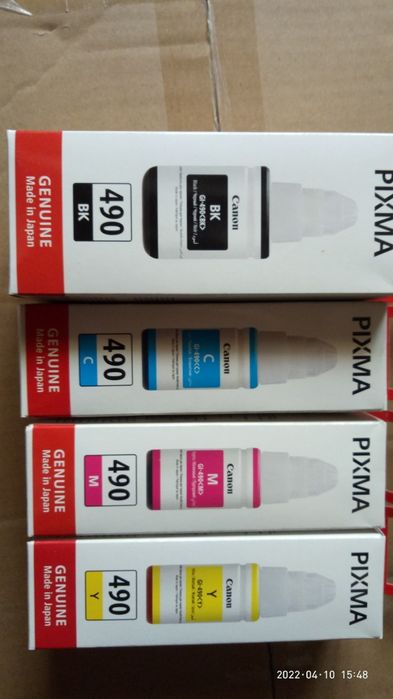 Canon 490 kraska чернила