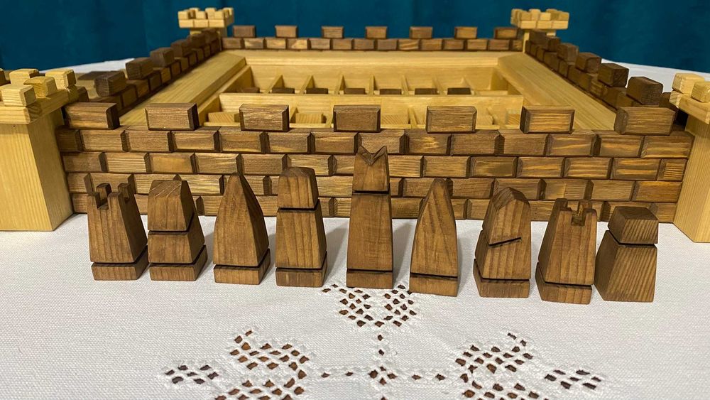 ШАХ дървен, ръчна изработка