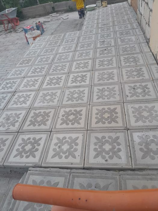 Брусчатка , тротуарная плитка , Бордюр