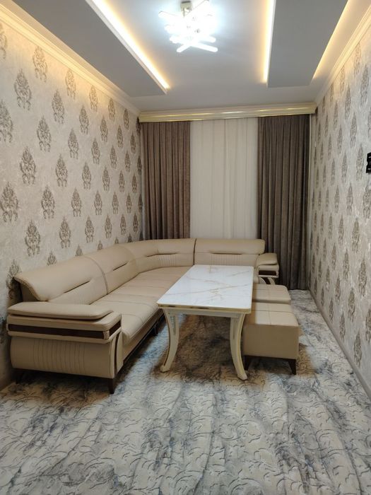 Срочно! Гўзал дахаси 3 хонали янги курилган евро ремонт, жихозлари бн