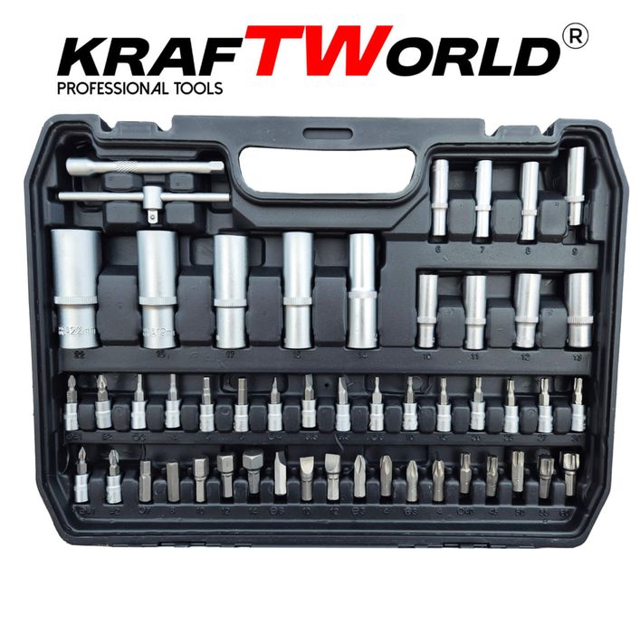 Немско професионално  Гедоре със 108 Части Kraft  – Високо Качество!