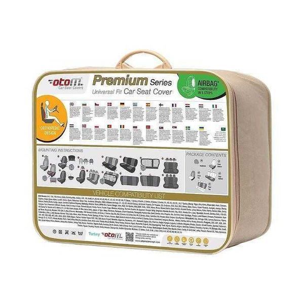 Тапицерия OTOM за седалки Premium PRM118 Черно/Бяло