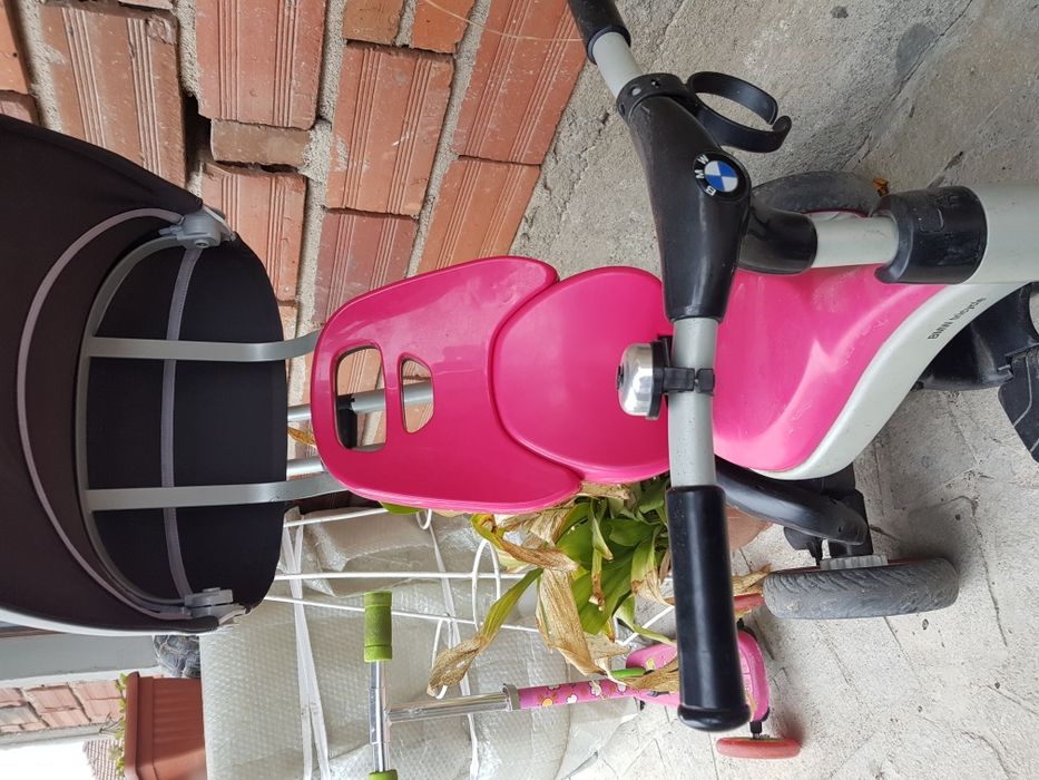 Триколка бмв розово и сиво