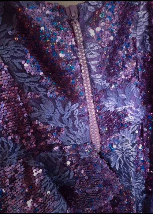 Rochie de seara cu paiete mov