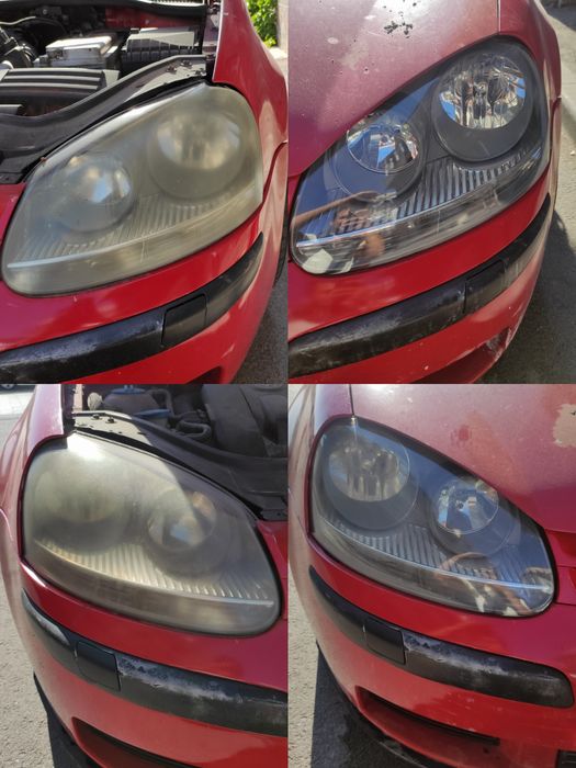 Polish Faruri(Polimerizare) Folie PPF la domiciliu