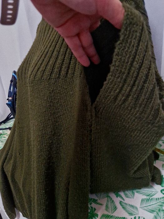 Poncho dama tricotat