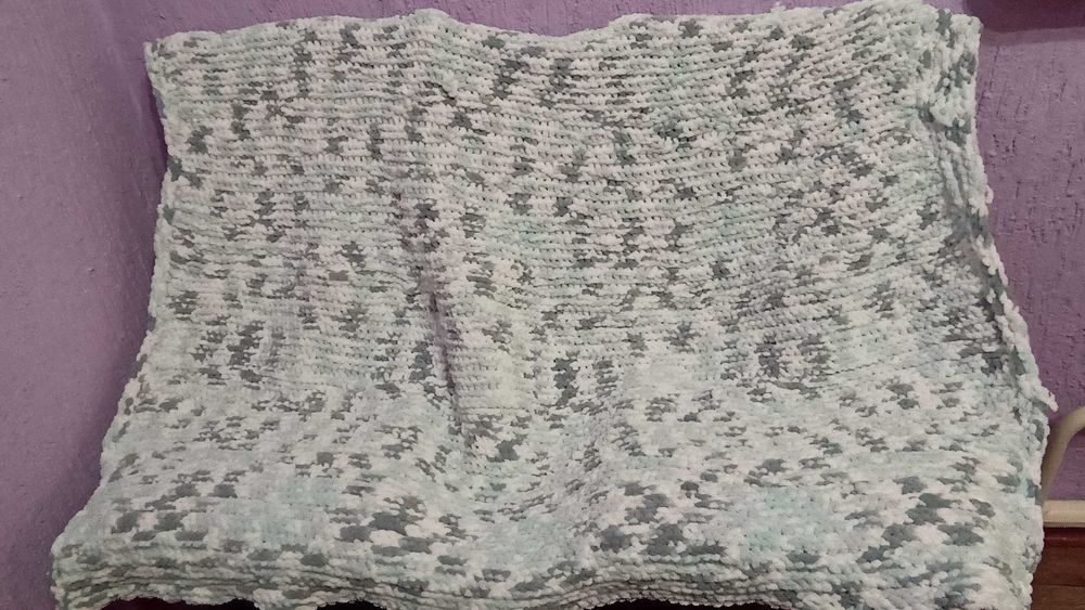 Плед ручной работы