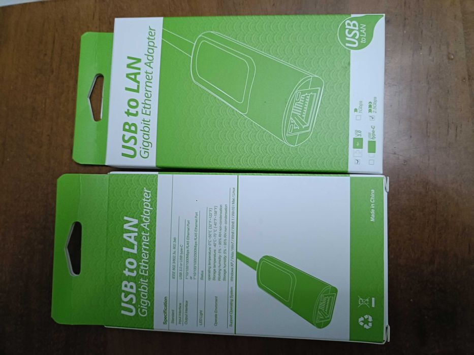 Ethernet адаптер USB-С/LAN + USB 3.0/LAN