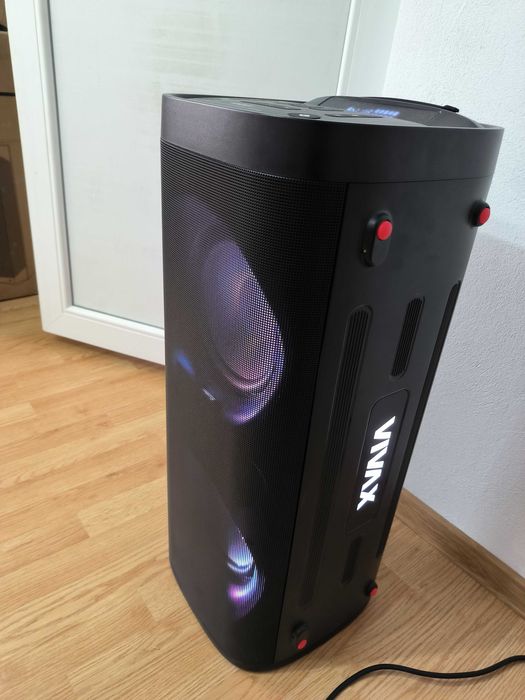 Boxa portabila, Vivax, 100W, 40Hz-18kHz, RGB, Bluetooth, Negru/cumparata de noua, la cutie!