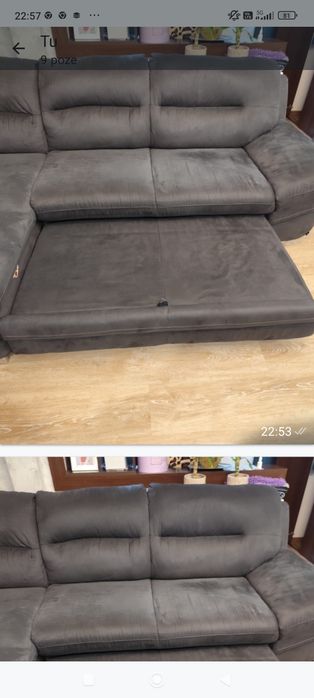 Coltar pentru living ,cu doua locuri +sejlong