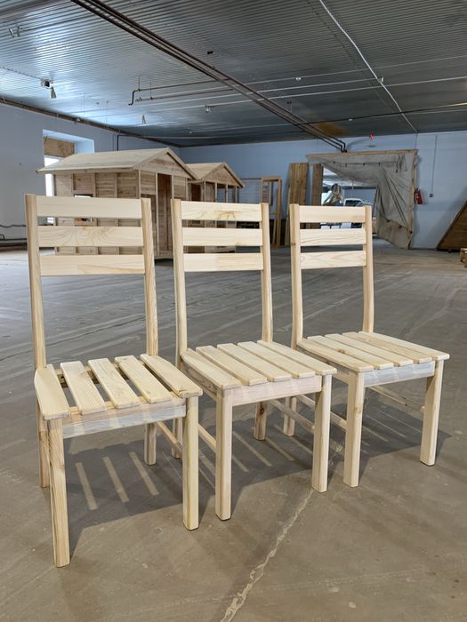 Новые деревянные стулья для бани веранды кухни на дачу