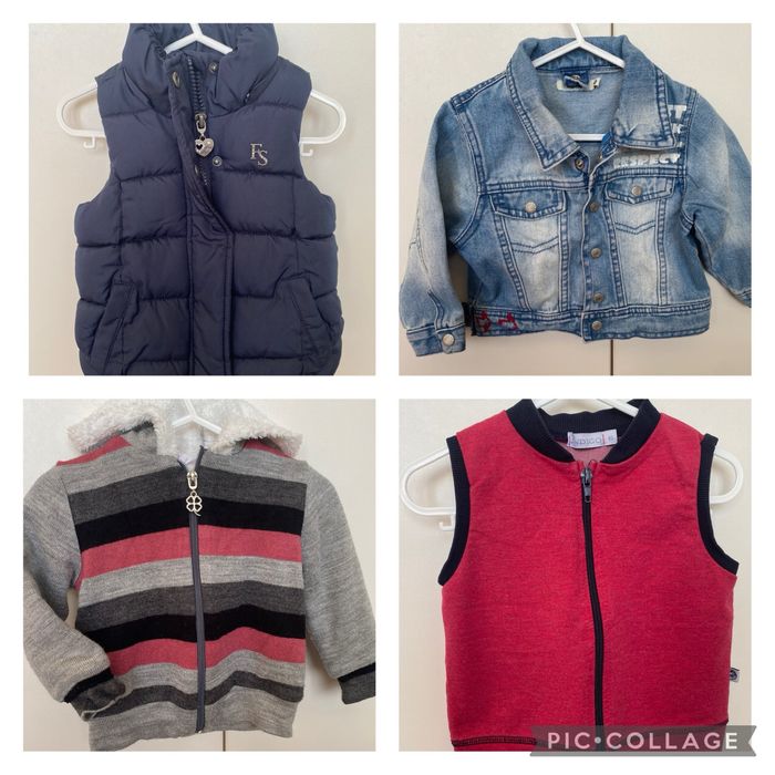 Лот дрехи за момиче 80 см 1 година