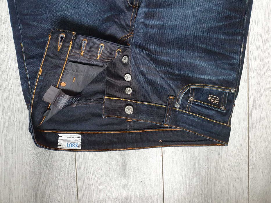 Blugi G-STAR RAW "3301 Low Tapered" - Marime W31 L34 (Talie 85 cm)