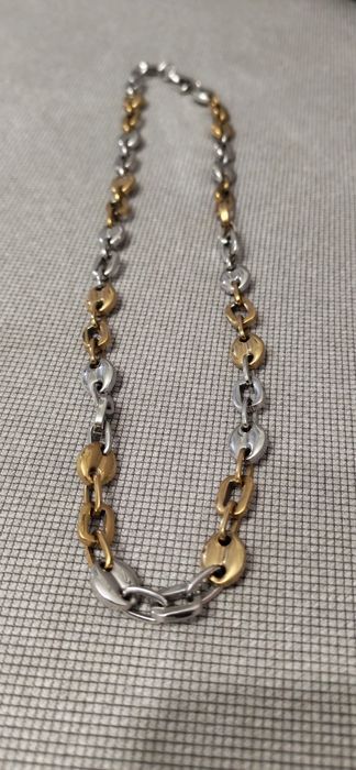 Масивен мъжки ланец от медицинска стомана