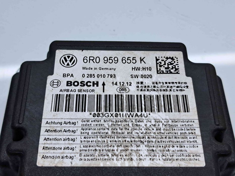 Calculator airbag Skoda Fabia 2 (5J, 542) [Fabr 2007-2014] 6R0959655K