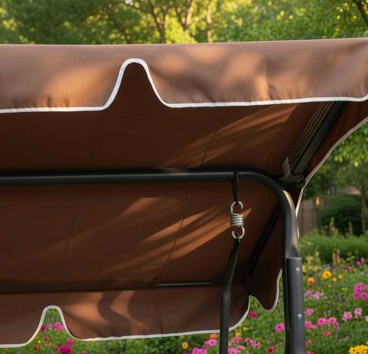 Садовые качели с навесом