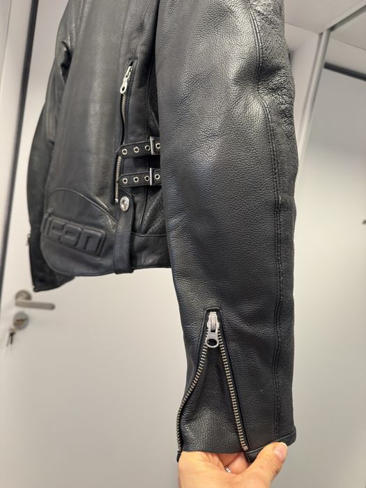 Icon Hella geaca moto de piele