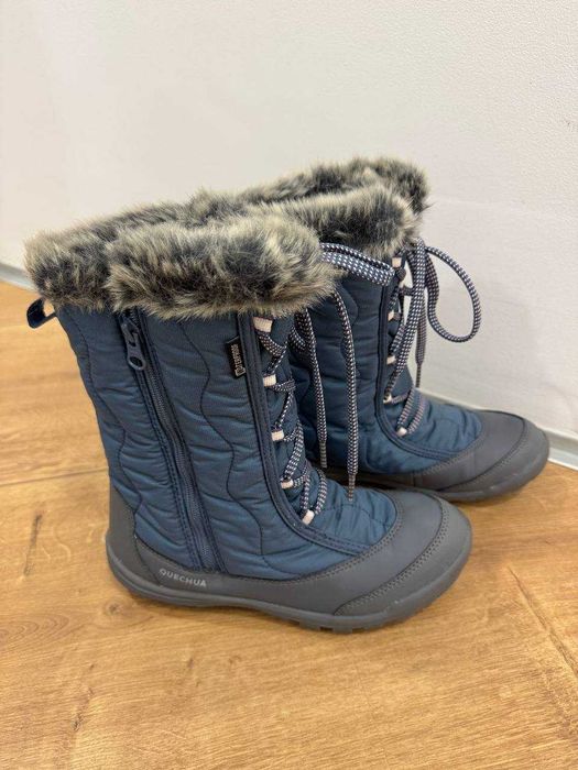 Cizme iarnă Quechua damă mărimea 37, îmblănite, stare excelentă