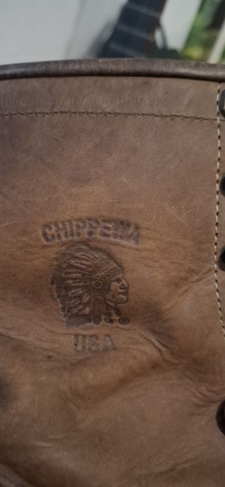 Ghete CHIPPEWA piele