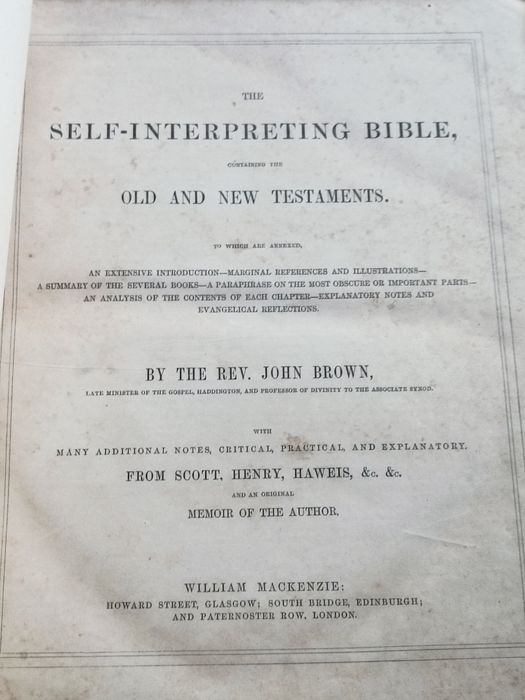 Biblie Anglia secolul 19