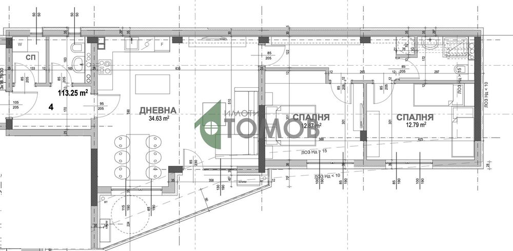 Прекрасен тристаен апартамент в кв. Самара 2