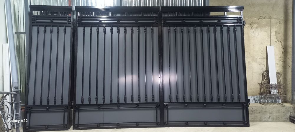 Покраска вароты дверы навесы