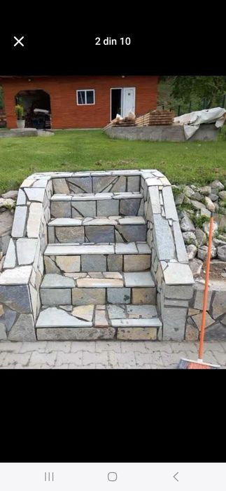 Piatra de munte  vand si montez in tota tara