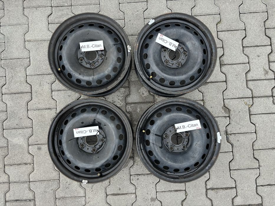 Оригинални железни джанти за Mercedes Citan Reanult Kangoo 15 цола